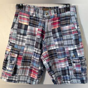 Siegfried Vintage Patchwork Cotton Cargo Shorts Size 32